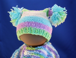 Knitted Square Hat image